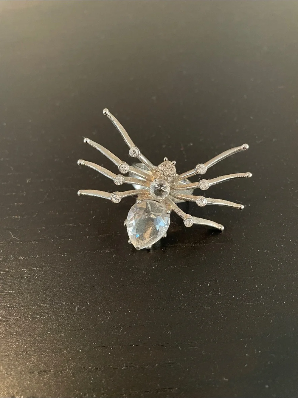 Silver spider ring - Picture 1 of 6